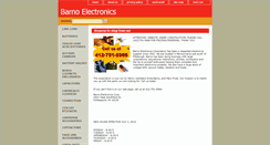 Desktop Screenshot of barnoelec.com